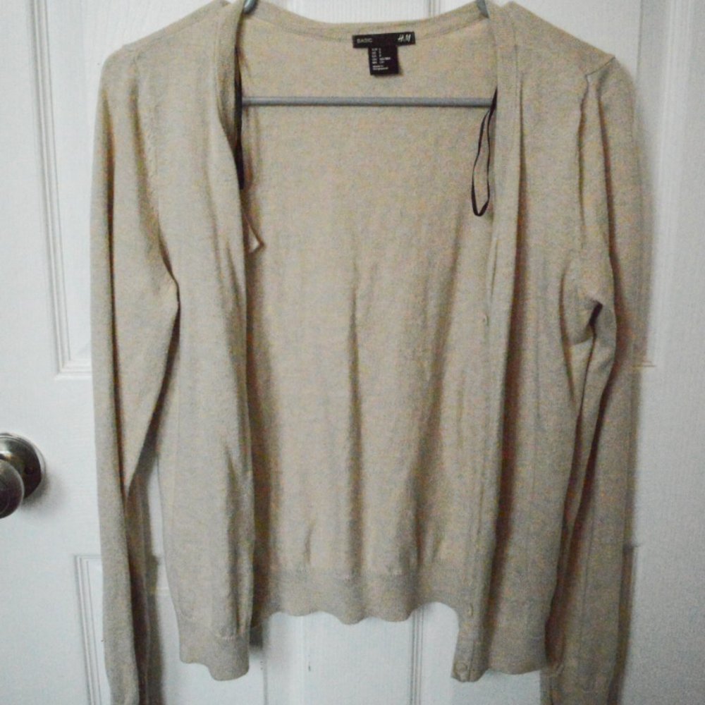 Women's Tan Cardigan